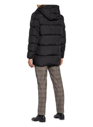 Marc O'polo Daunenjacke Mit Kunstfellbesatz schwarz