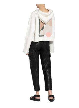 Marc O'polo Denim Cropped-Hoodie weiss