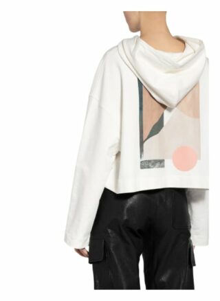 Marc O'polo Denim Cropped-Hoodie weiss