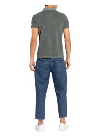 Marc O'polo Frottee-Poloshirt gruen