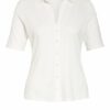 Marc O'polo Hemdbluse Aus Jersey weiss