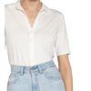 Marc O'polo Hemdbluse Aus Jersey weiss