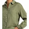 Marc O'Polo Hemdbluse Damen, Grün