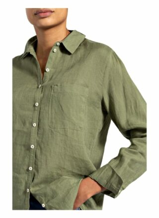Marc O'Polo Hemdbluse Damen, Grün