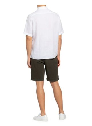 Marc O'polo Kurzarm-Hemd Regular Fit Aus Leinen weiss