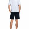 Marc O'polo Kurzarm-Hemd Regular Fit blau
