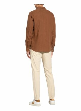 Marc O'Polo Leinenhemd Herren, Braun