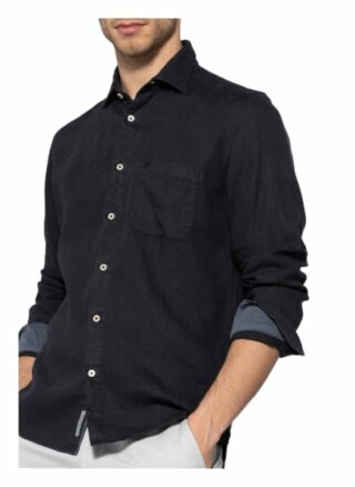 Marc O'polo Leinenhemd Regular Fit schwarz