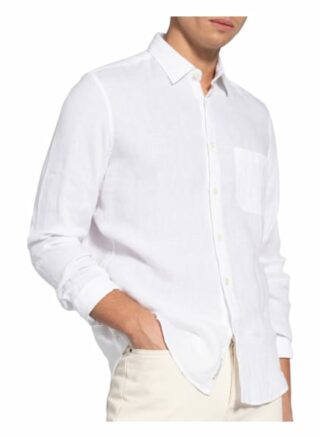 Marc O'polo Leinenhemd Regular Fit weiss