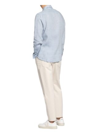 Marc O'polo Leinenhemd Shaped Fit blau