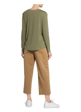 Marc O'polo Longsleeve Im Materialmix gruen
