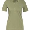 Marc O'polo Piqué-Poloshirt Im Materialmix gruen