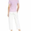 Marc O'polo Piqué-Poloshirt Im Materialmix violett