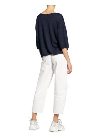 Marc O'polo Pullover Mit Leinen blau