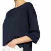 Marc O'polo Pullover Mit Leinen blau
