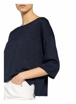 Marc O'polo Pullover Mit Leinen blau