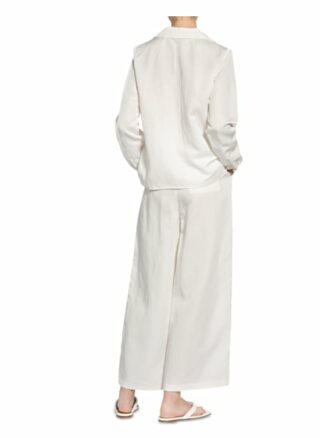 Marc O'polo Pure Bluse Mit Leinen weiss