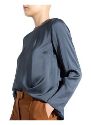 Marc O'Polo Pure Blusenshirt Damen, Blau