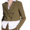 Marc O'polo Pure Cropped-Blazer gruen