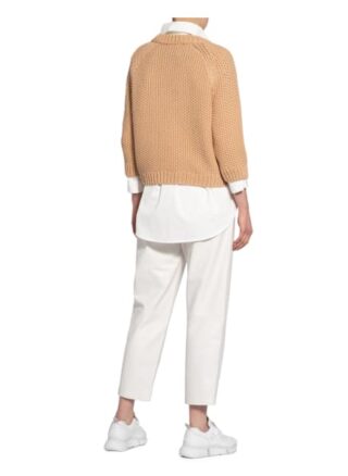 Marc O'Polo Pure Pullover Damen, Braun