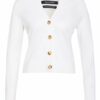 Marc O'polo Strickjacke Aus Merinowolle weiss