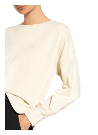Marc O'polo Sweatshirt Im Materialmix beige