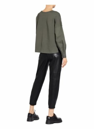 Marc O'polo Sweatshirt Im Materialmix gruen