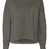 Marc O'polo Sweatshirt Im Materialmix gruen