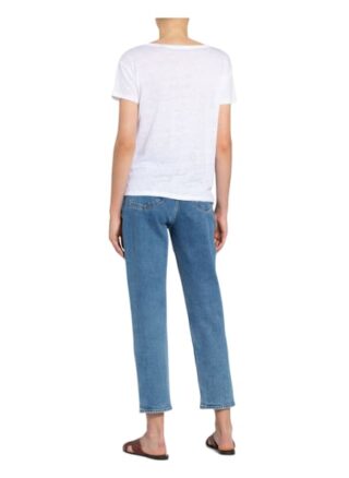 Marc O'polo T-Shirt Aus Leinen weiss