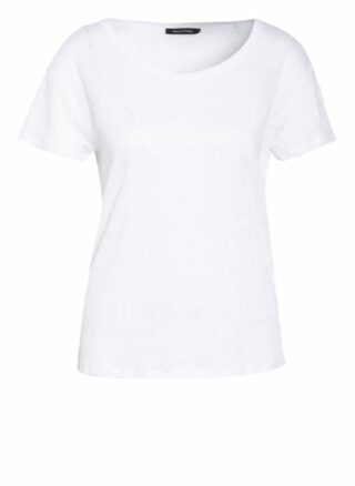 Marc O’Polo T-Shirt aus Leinen Damen, Weiß