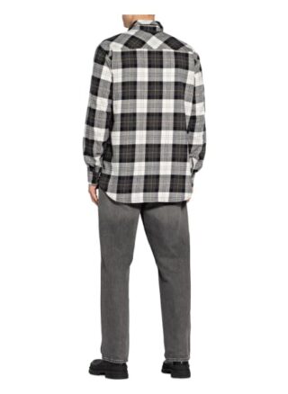 MARCELO BURLON Flanellhemd Herren, Schwarz