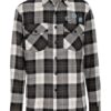MARCELO BURLON Flanellhemd Herren, Schwarz