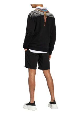 Marcelo Burlon Sweatshirt Grizzly Wings schwarz