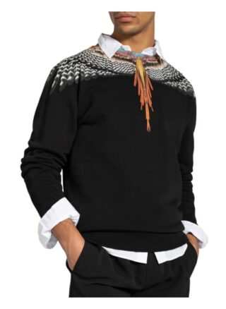 Marcelo Burlon Sweatshirt Grizzly Wings schwarz
