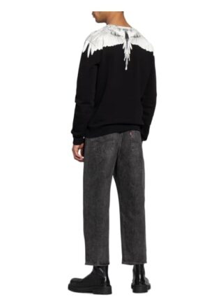 Marcelo Burlon Sweatshirt White Wings schwarz
