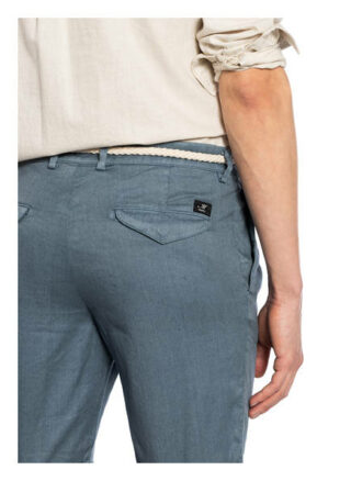 Mason's Shorts Amalfi Mit Leinen blau