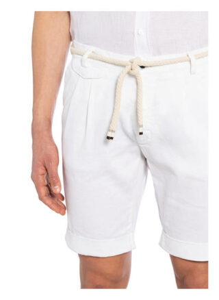 Mason's Shorts Amalfi Mit Leinen weiss