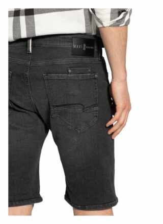 Mavi Jeans-Shorts Tim Skinny Fit grau