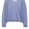 Max & Co. Pullover Cristina Mit Mohair Und Glitzergarn blau