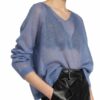 Max & Co. Pullover Cristina Mit Mohair Und Glitzergarn blau