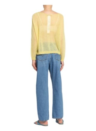 Max & Co. Pullover Cristina Mit Mohair Und Glitzergarn gelb