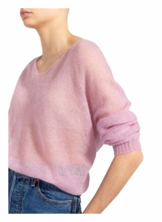 Max & Co. Pullover Cristina Mit Mohair Und Glitzergarn rosa