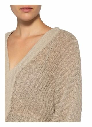 Max & Co. Pullover Pallatino Mit Glitzergarn beige