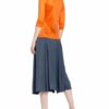 Max & Co. Shirt Culla Mit 3/4-Arm Aus Seide orange