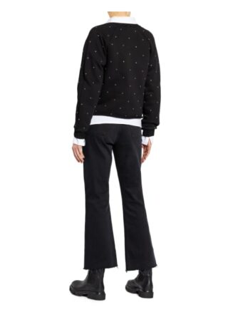 Max & Co. Sweatshirt Darai Mit Schmucksteinbesatz schwarz