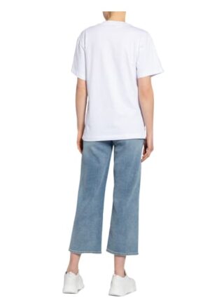 Max & Co. T-Shirt Mit Schmucksteinbesatz weiss