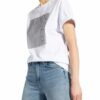 Max & Co. T-Shirt Mit Schmucksteinbesatz weiss