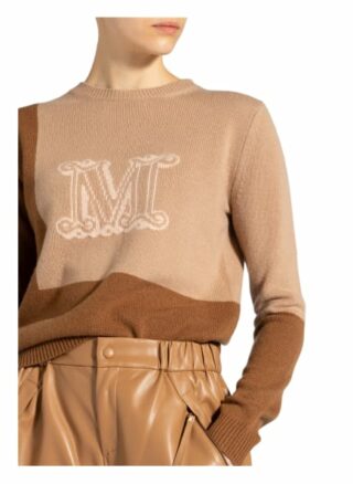 Max Mara Cashmere-Pullover Caimano braun