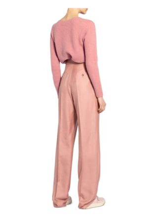 Max Mara Cashmere-Pullover Mit Seide rosa