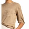 Max Mara Leinenpullover Borbona Mit 3/4-Arm beige